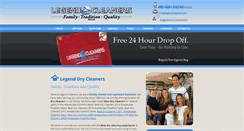 Desktop Screenshot of legendcleaners.com